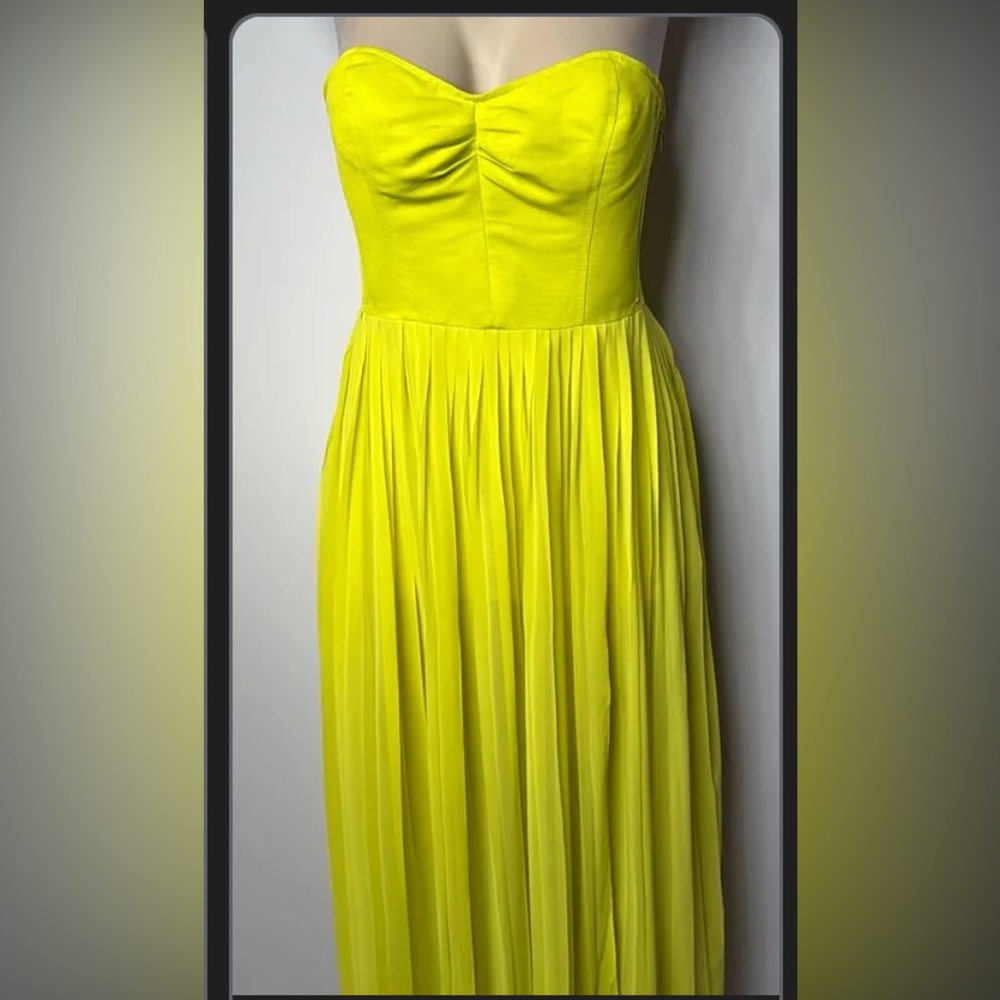 Silence + Noise size 10 lime green maxi dress